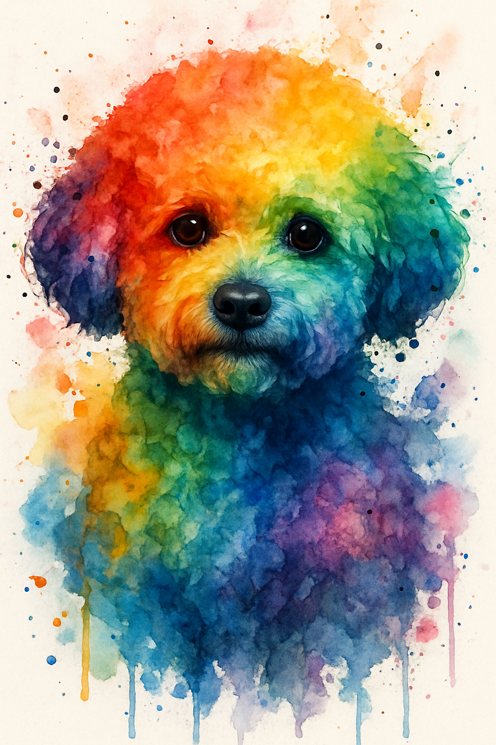 Custom pet portrait by The Family Portrait Company